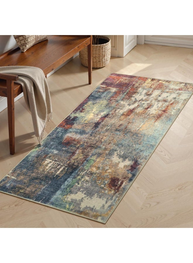 Runner Rug for Hallways Indoor/Outdoor Rectangular, 0.25cm Thick Dahr Dots Non Slip Easy to Clean, Perfect for Living Room, Dining Room, Hallway, Living Room, Dining Room Runner - Image 2